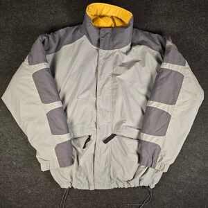 Y2K Nike ACG Men's Gray Yellow 3-in-1 Zip Jacket Insulated Performance Size L